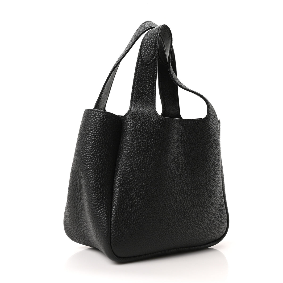 Prada Vitello Daino Soft Mini Dynamique Tote Black 3 of 10