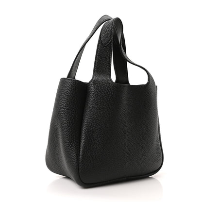 Prada Vitello Daino Soft Mini Dynamique Tote Black 3 of 10
