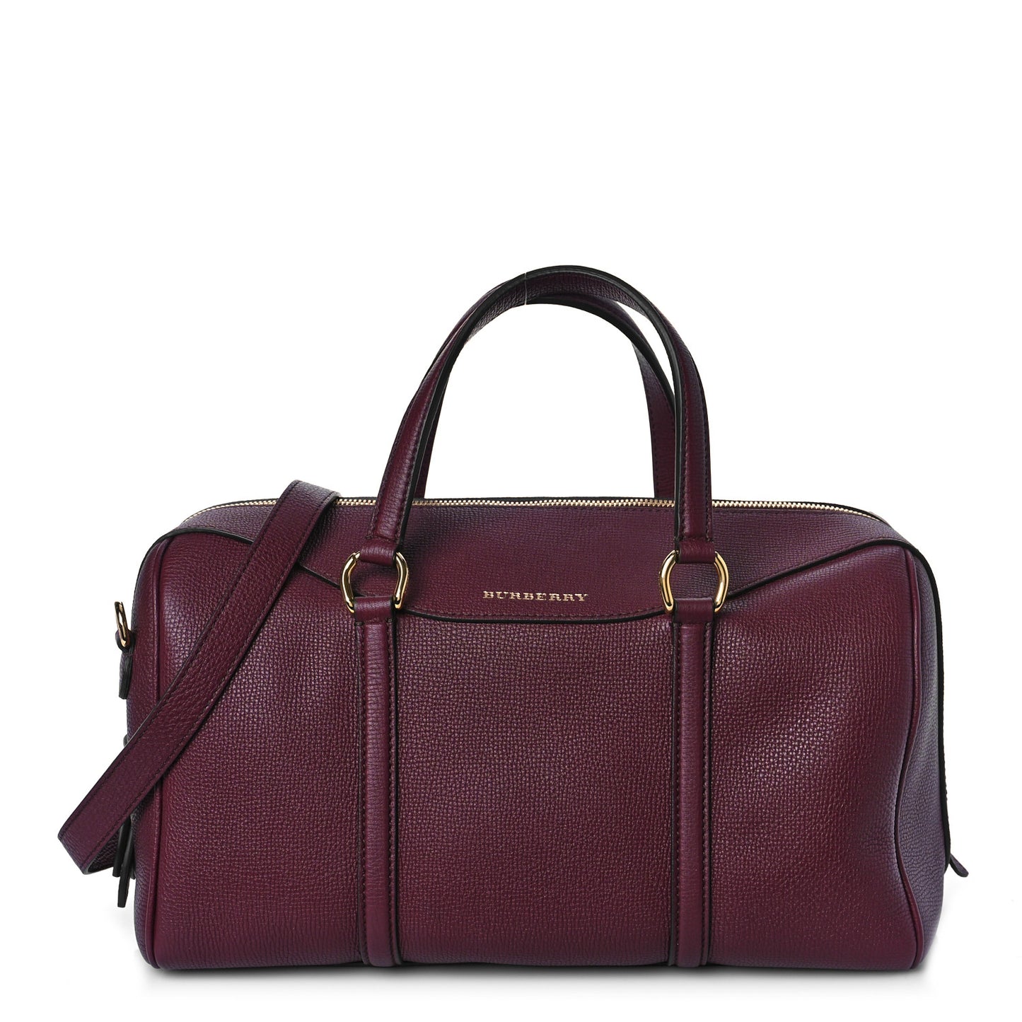 Derby Calfskin Medium Alchester Bowling Bag Mahogany Red