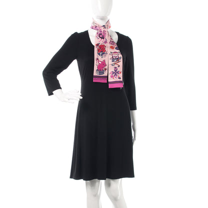 Louis Vuitton Silk Monogram Superstition Bandeau Rose 2 of 7