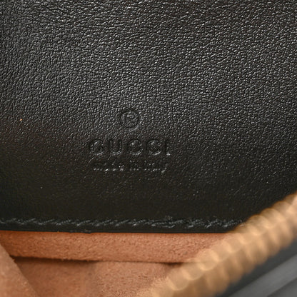 Gucci Calfskin Matelasse Mini GG Marmont Crossbody Bag Black 8 of 10