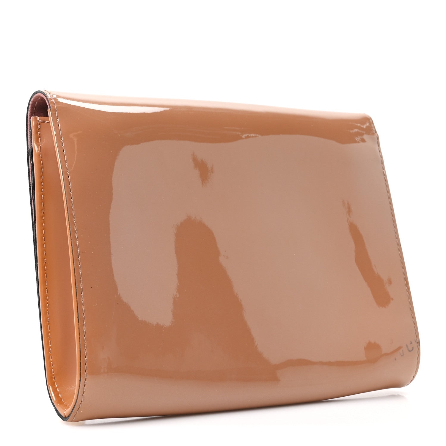 Louis Vuitton Patent Louise New Sobe Clutch Rose Velours 3 of 9