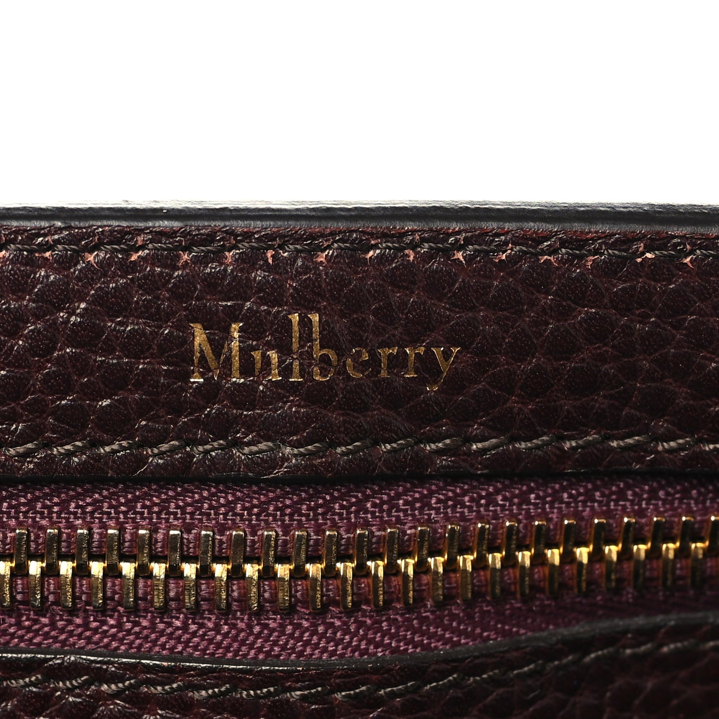 Grain Vegetable Tanned Calfskin Bayswater Oxblood