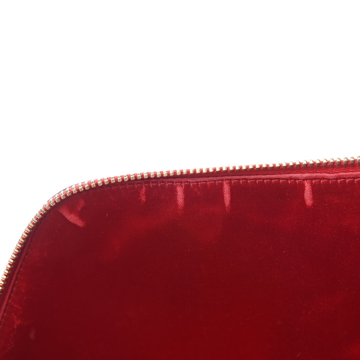 Saffiano Frame Bowler Red