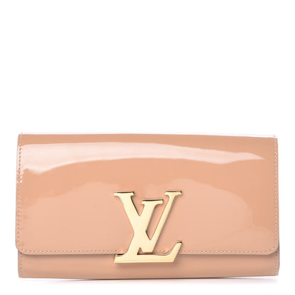 Louis Vuitton Patent Louise Clutch Nude 1 of 8