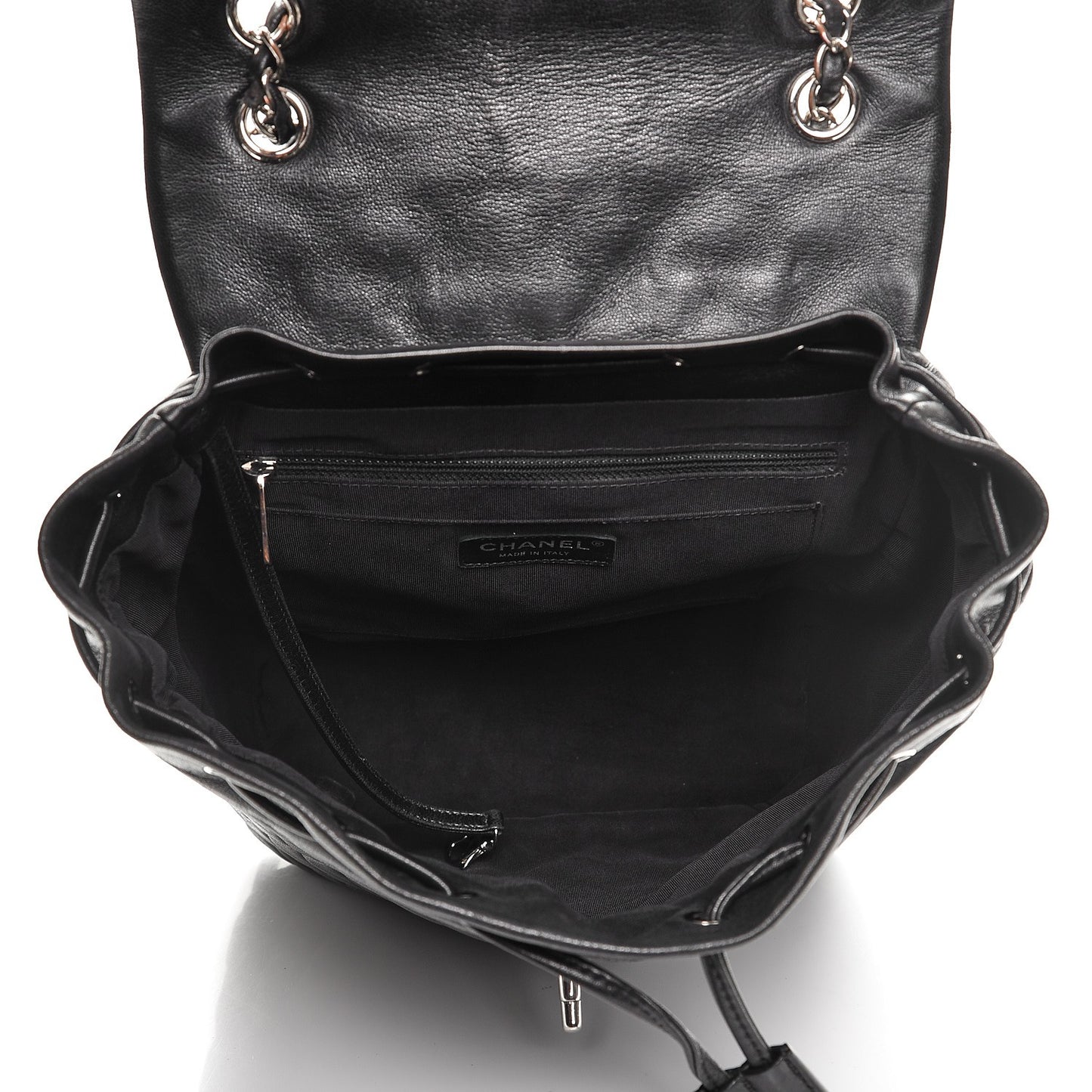 Lambskin Quilted Large Urban Spirit Backpack Black
