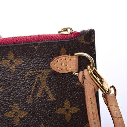 Louis Vuitton Monogram Neverfull MM GM Pochette Fuchsia 7 of 18