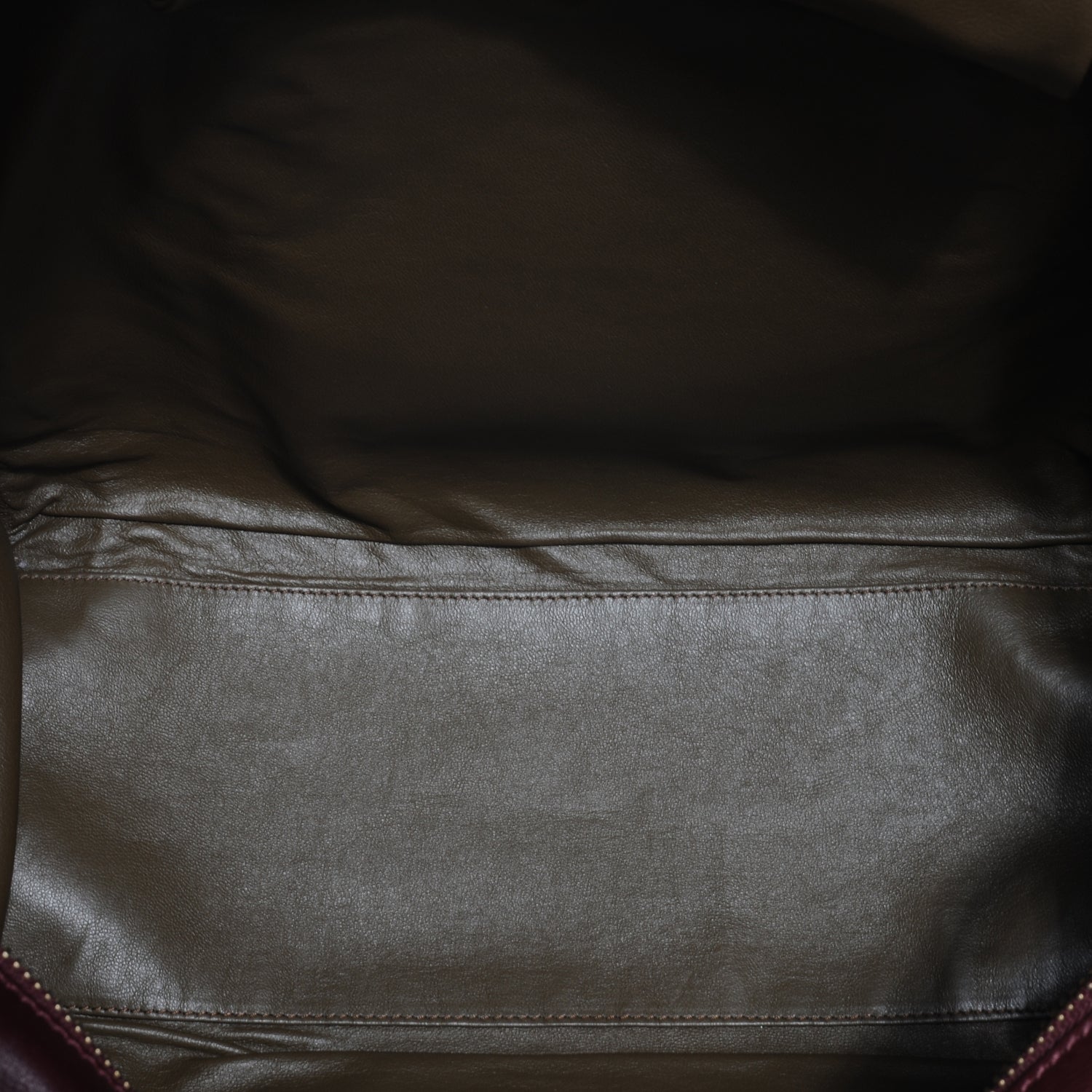 Celine Smooth Calfskin Shoulder Luggage Burgundy 7 of 9
