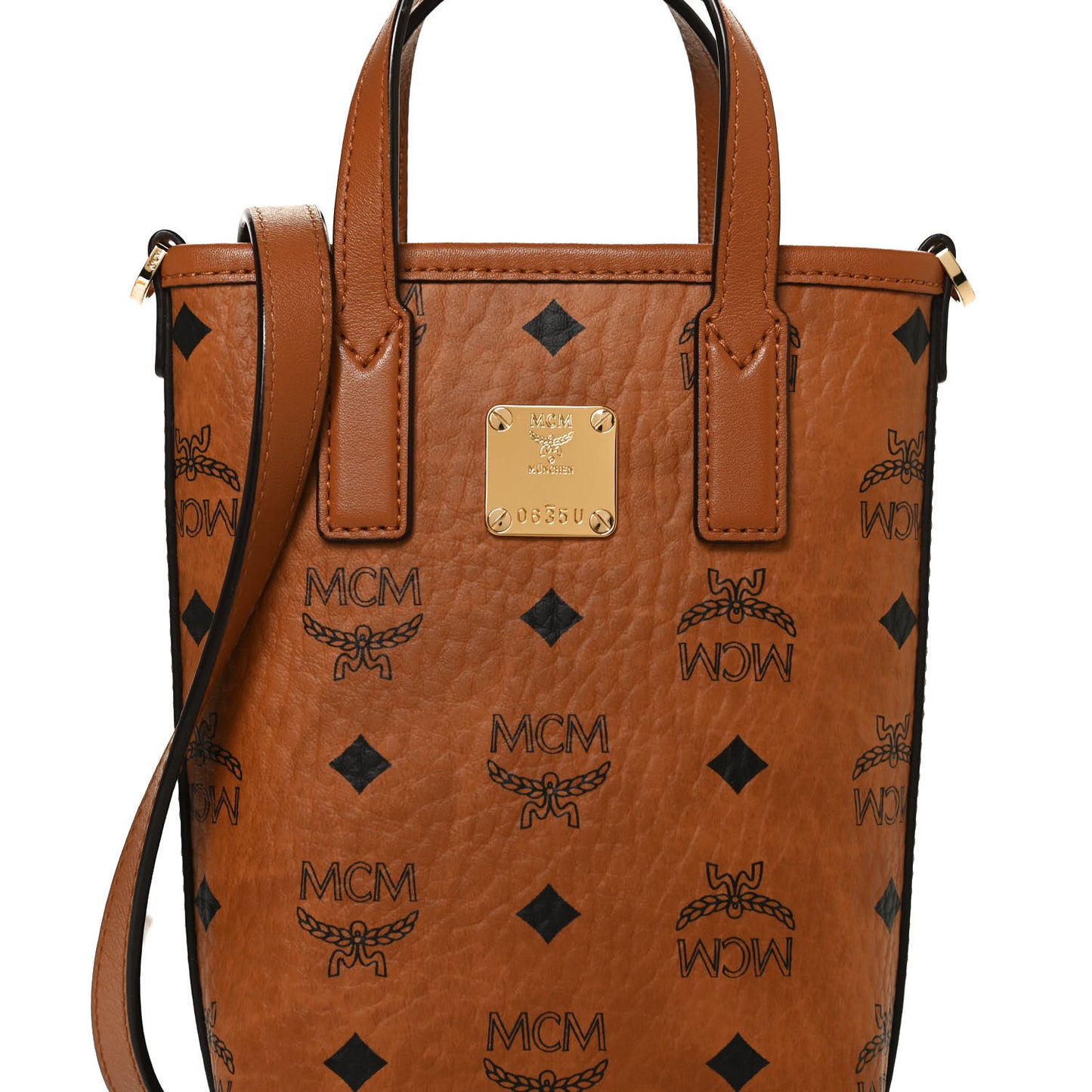 Visetos Essential Crossbody Bag Cognac