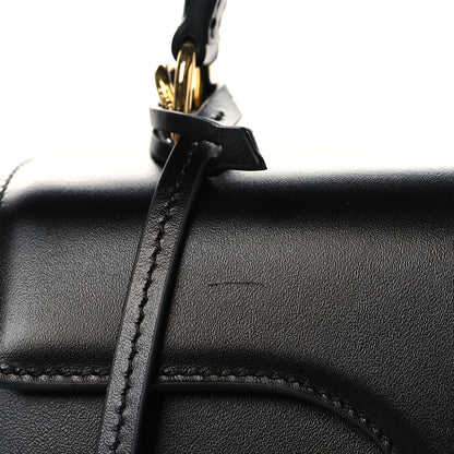 Celine Satinated Calfskin Small 16 Top Handle Bag Black 10 of 10