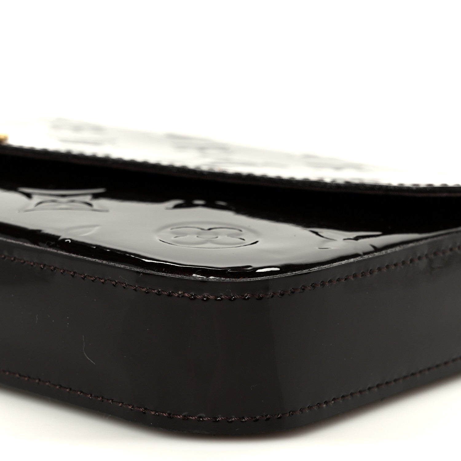 Louis Vuitton Vernis Pochette Felicie Chain Wallet Amarante 15 of 15