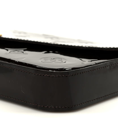 Louis Vuitton Vernis Pochette Felicie Chain Wallet Amarante 15 of 15