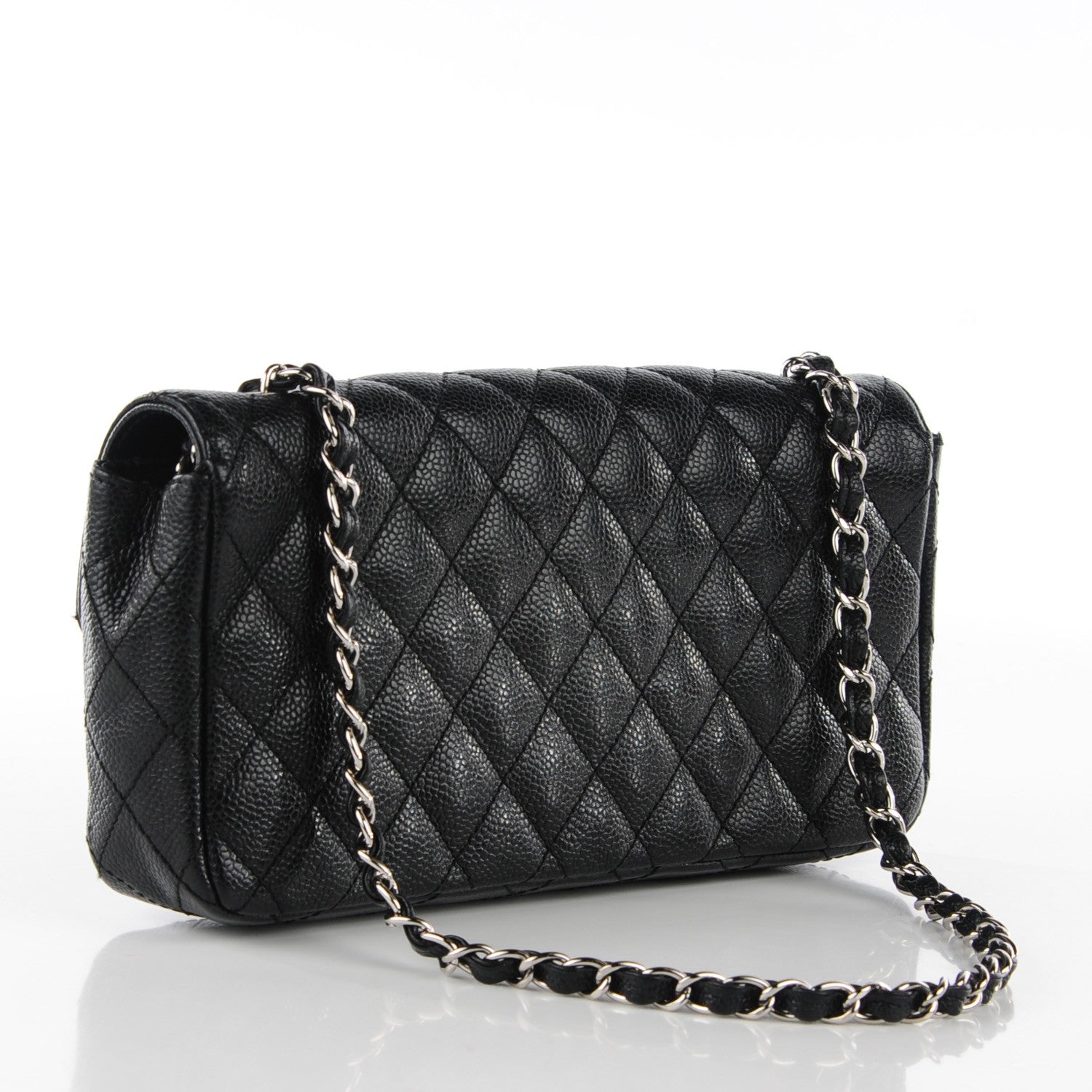 Chanel Caviar Quilted East West Flap Black 3 of 7