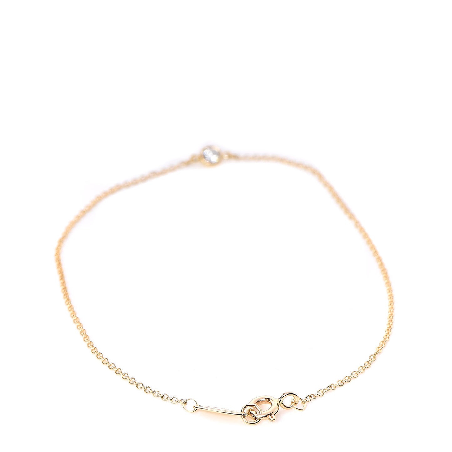 18K Yellow Gold Diamond .08ct Elsa Peretti Diamonds by the Yard Bracelet