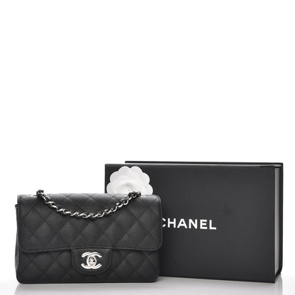 Chanel Caviar Quilted Mini Rectangular Flap Black 8 of 8
