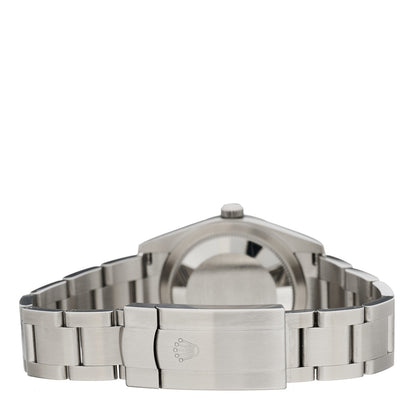 Rolex Stainless Steel 34mm Oyster Perpetual Watch Bright Black 124200 3 of 5