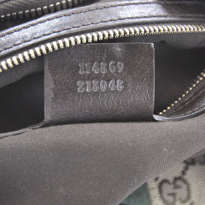 Gucci Monogram Reins Hobo Ebony 9 of 11