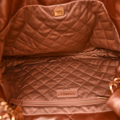 Chanel Metallic Calfskin Quilted Chanel 22 Pink 6 of 11