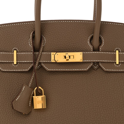 Hermes Togo Birkin 30 Etoupe 8 of 13