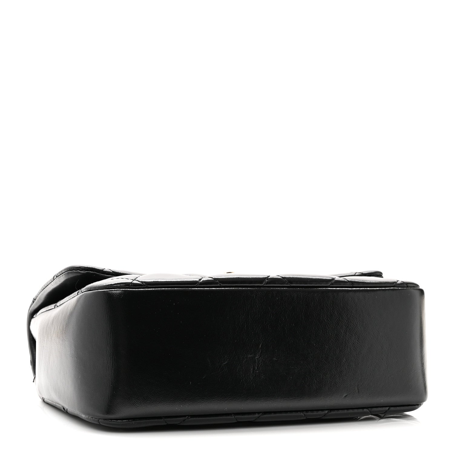 Chanel Shiny Lambskin Quilted Coco Trip Flap Bag Black 4 of 11