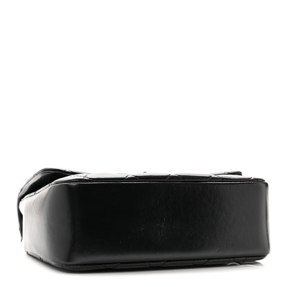 Chanel Shiny Lambskin Quilted Coco Trip Flap Bag Black 4 of 11