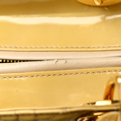 Christian Dior Patent Cannage Medium Lady Dior Beige 11 of 11