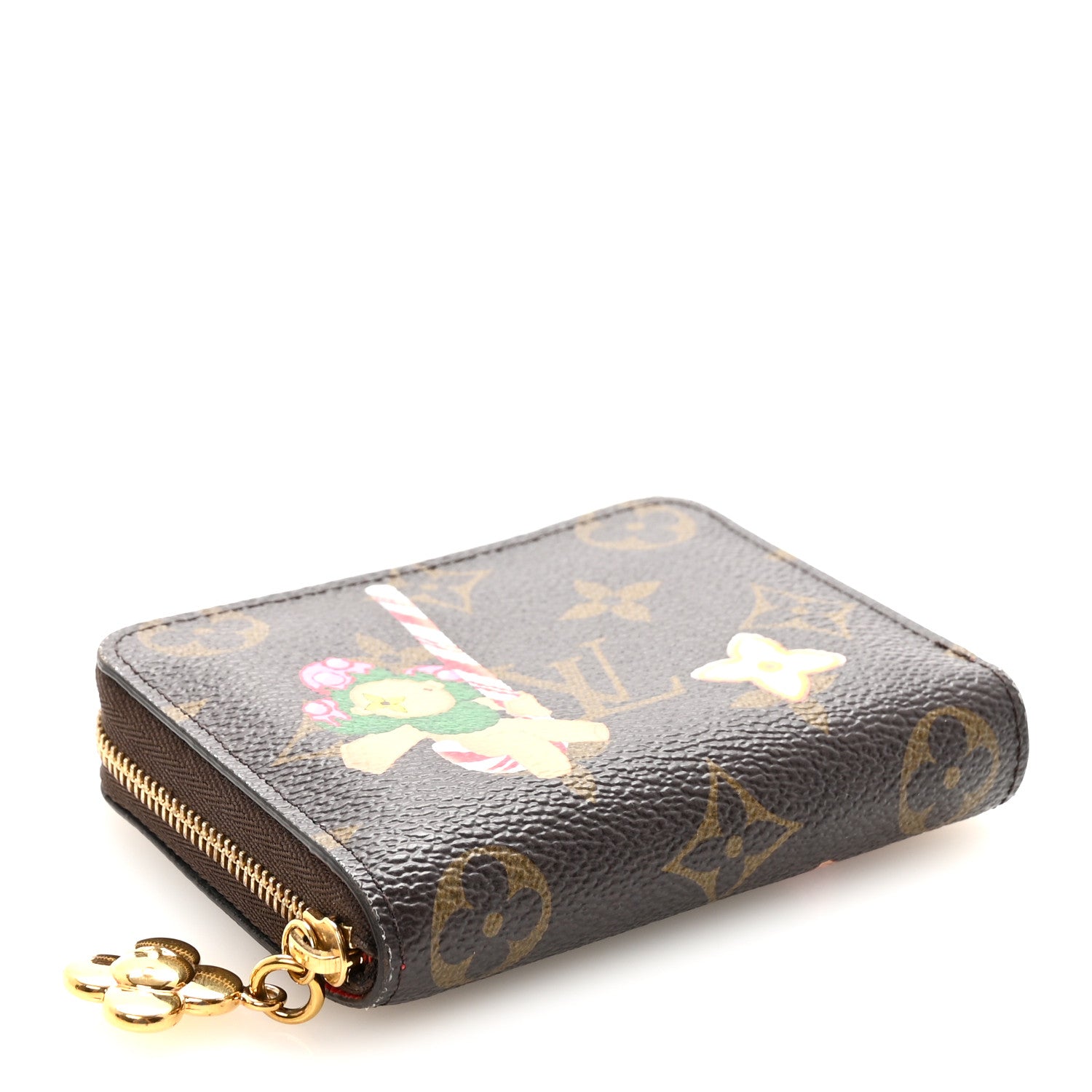 Louis Vuitton Monogram 2024 Christmas Animation Candy Factory Zippy Coin Purse Candy Red 4 of 7