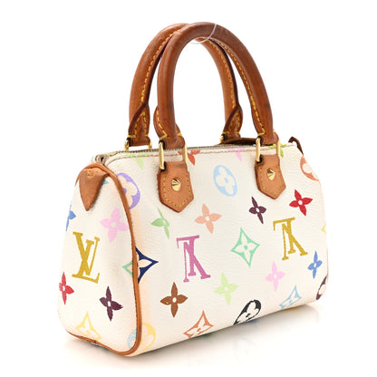 Louis Vuitton Monogram Multicolor Mini Sac HL Speedy White 3 of 19