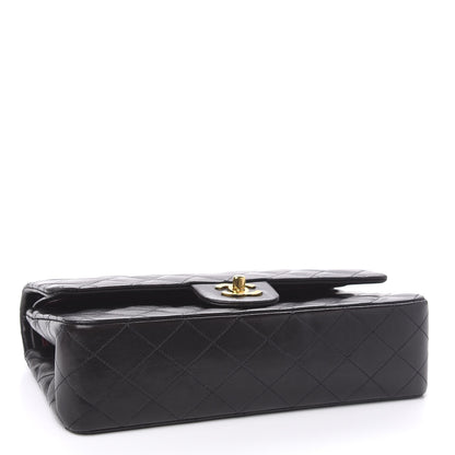 Chanel Lambskin Quilted Medium Double Flap Black 3 of 10