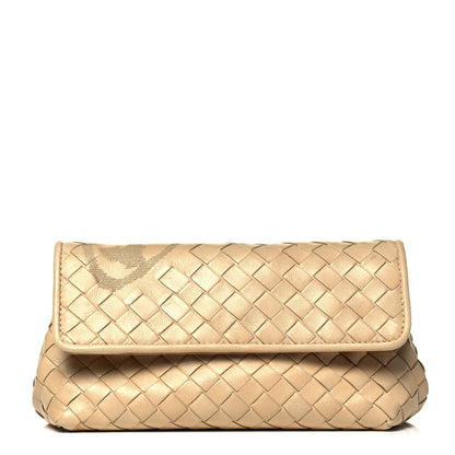 Bottega Veneta Nappa Intrecciato Butterfly Pouch Aurora 1 of 9