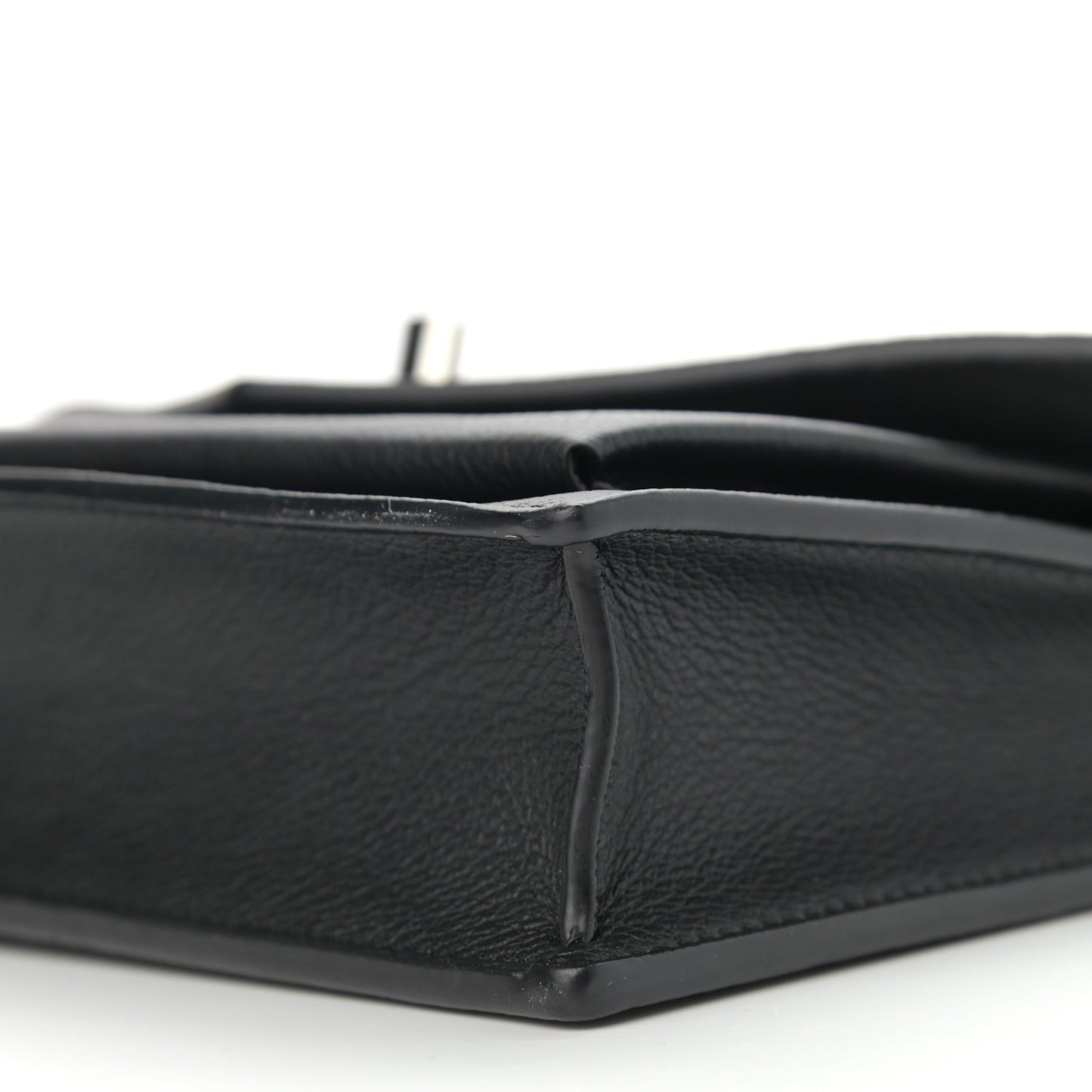 Soft Calfskin My Lockme Chain Pochette Black