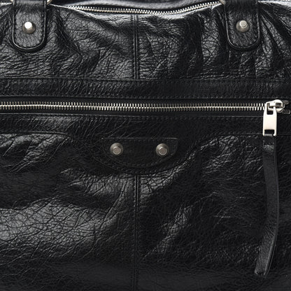 Balenciaga Agneau Classic Hardware Weekender Black 9 of 9