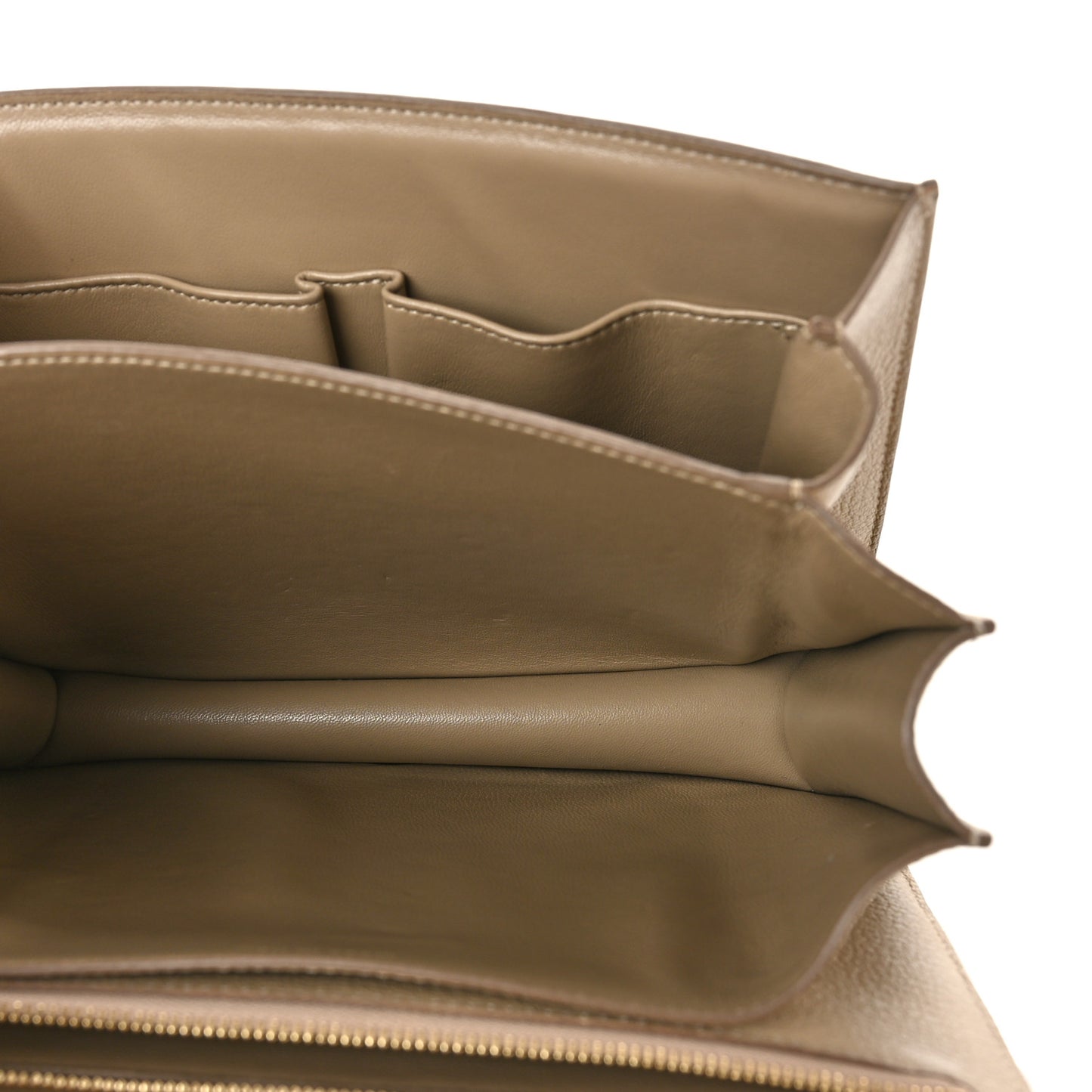 Goatskin Medium Classic Box Flap Bag Dune