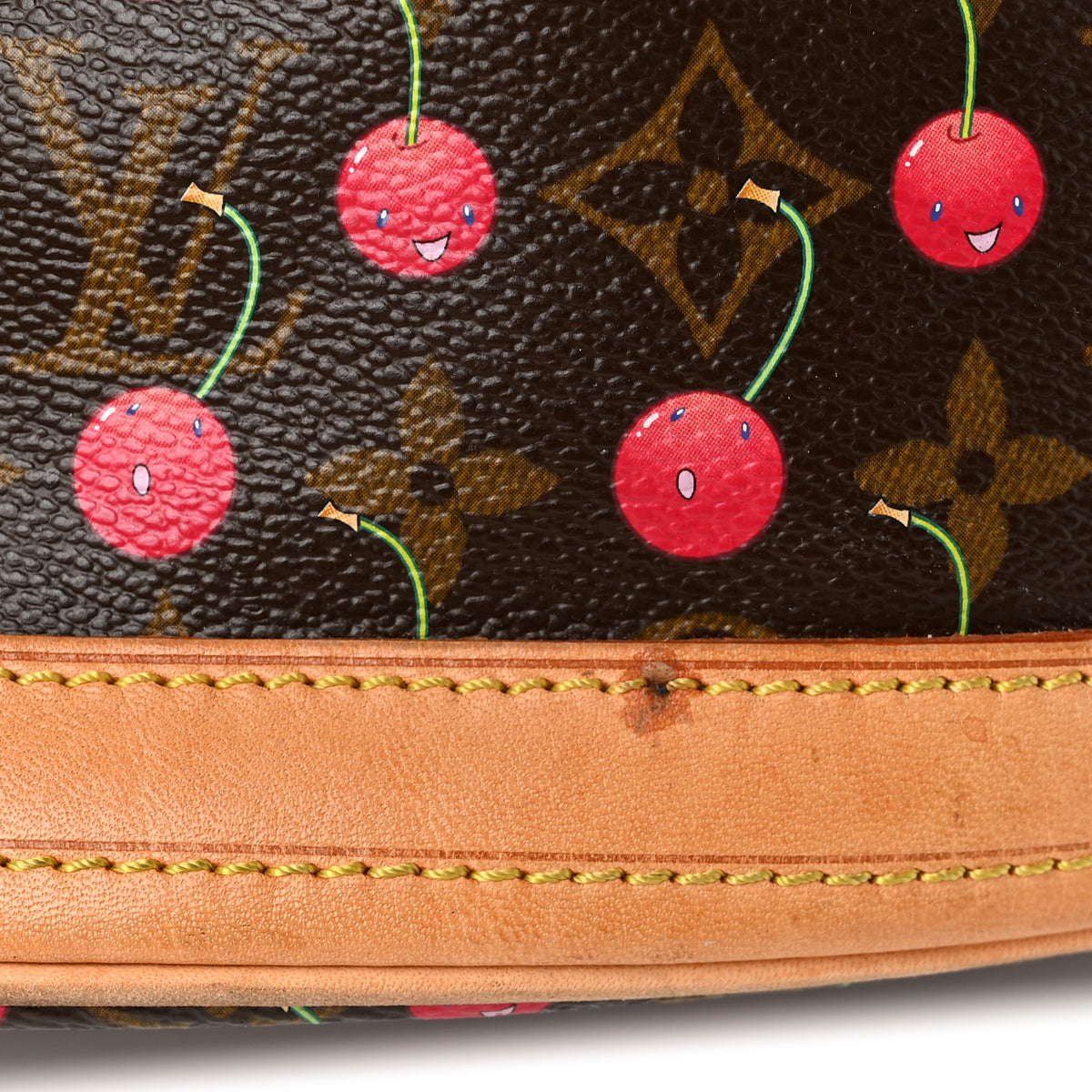Monogram Cerises Bucket Bag