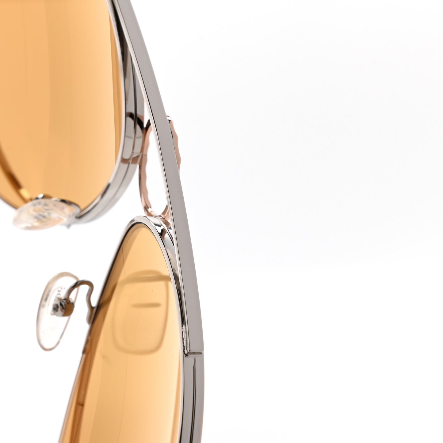 Metal Mirrored Romie Aviator Sunglasses CE144S Silver Copper