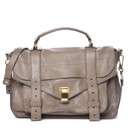 Proenza Schouler Lambskin Medium PS1 Satchel Smoke 1 of 12