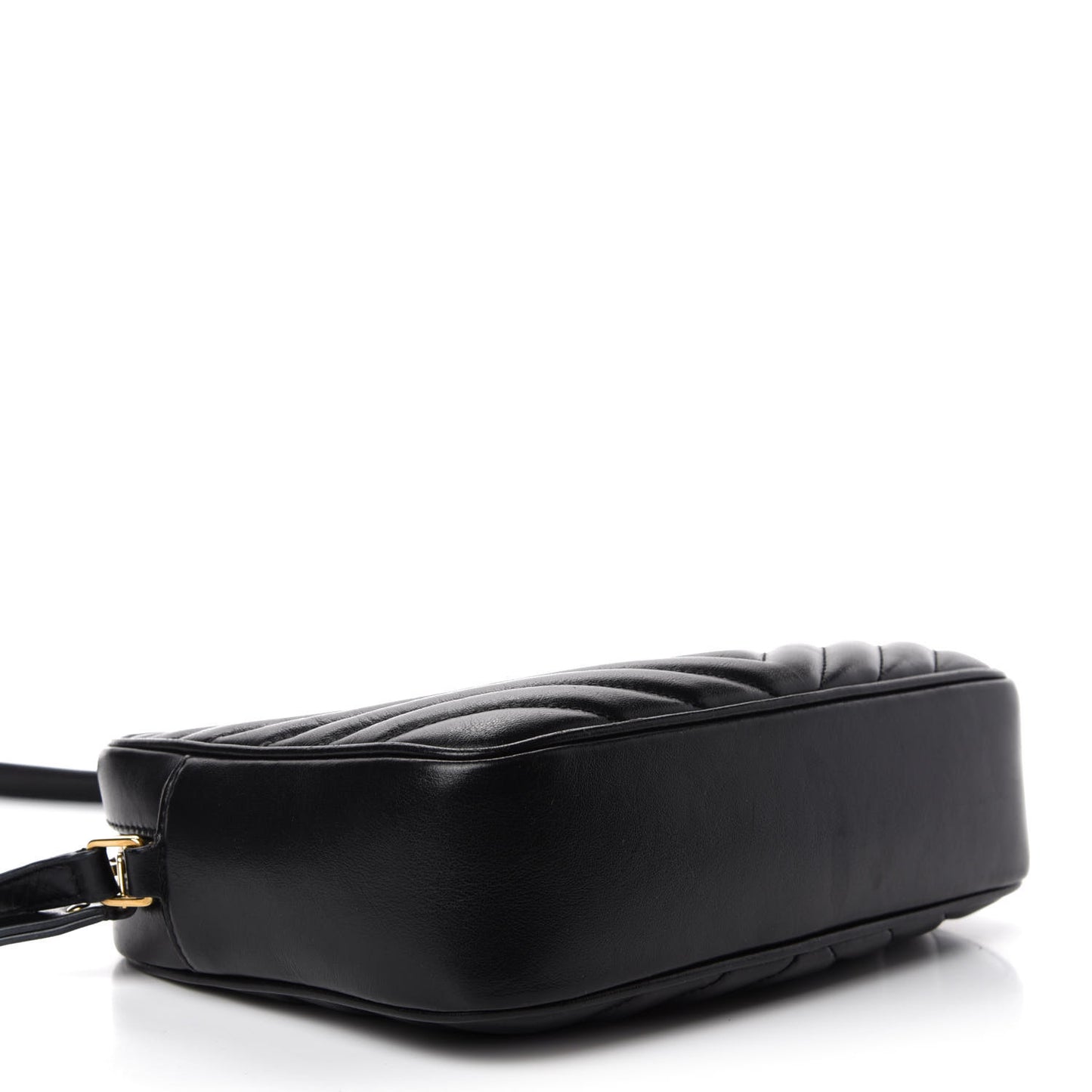 Calfskin Matelasse Monogram Lou Camera Bag Black