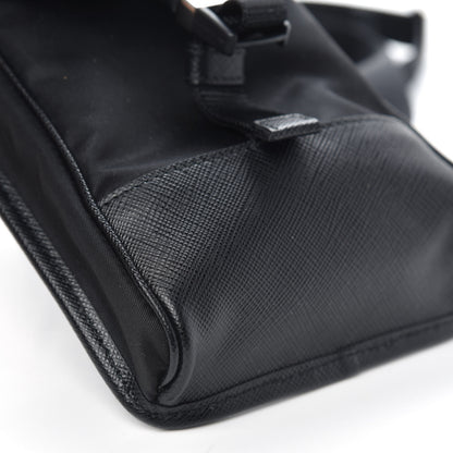 Prada Tessuto Nylon Saffiano Phone Case Crossbody Black 7 of 8