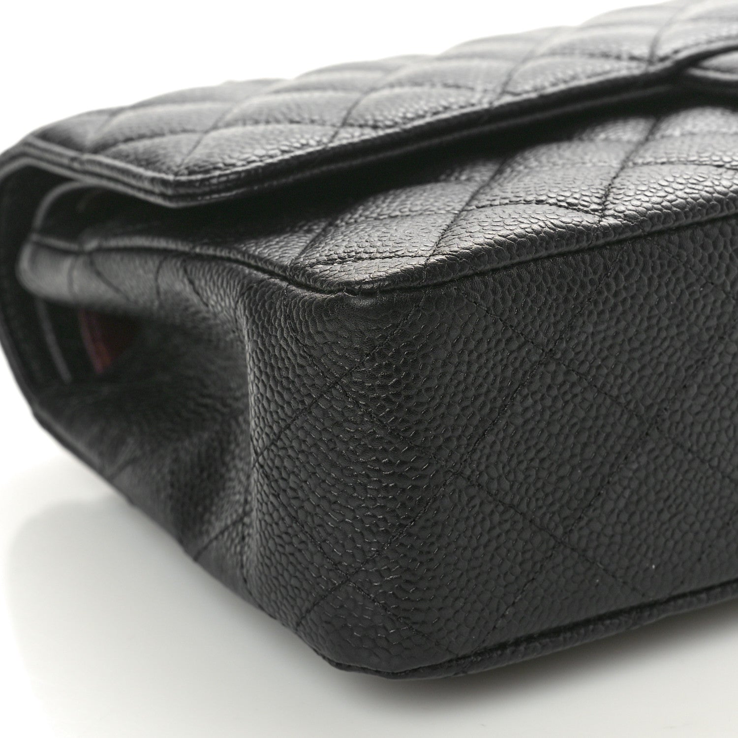 Chanel Caviar Quilted Medium Double Flap Black 9 of 10