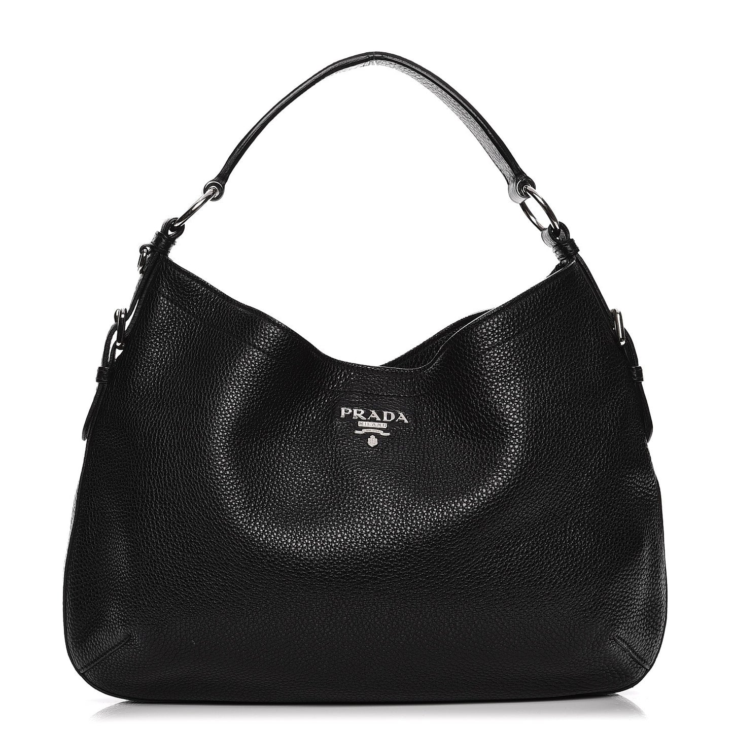 Vitello Daino Hobo Nero Black