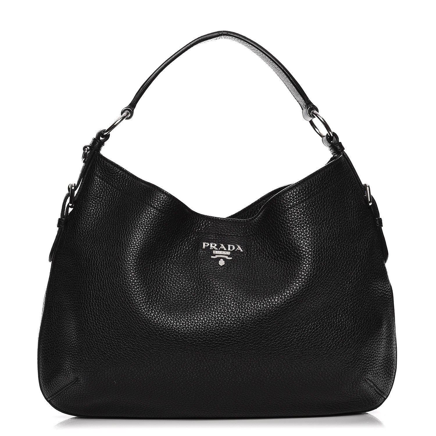 Prada Vitello Daino Hobo Nero Black 1 of 10