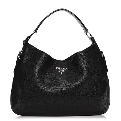 Prada Vitello Daino Hobo Nero Black 1 of 10