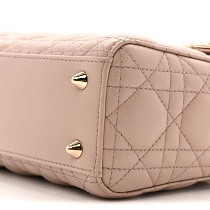 Christian Dior Lambskin Cannage Small Lucky Badges My Lady Dior Fard 10 of 12
