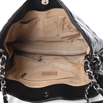 Chanel Caviar Quilted Expandable Zip Shoulder Bag Black 4 of 9