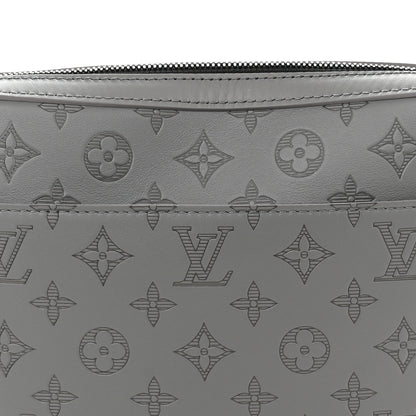 Louis Vuitton Calfskin Monogram Shadow Duo Messenger Anthracite Gray 7 of 10