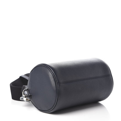 Christian Dior HOMME Grained Calfskin Mens Roller Pouch Navy Blue 4 of 8
