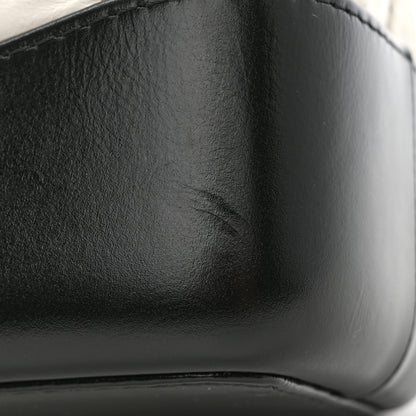 Chanel Aged Calfskin Quilted Small Gabrielle Backpack Black White 13 of 14
