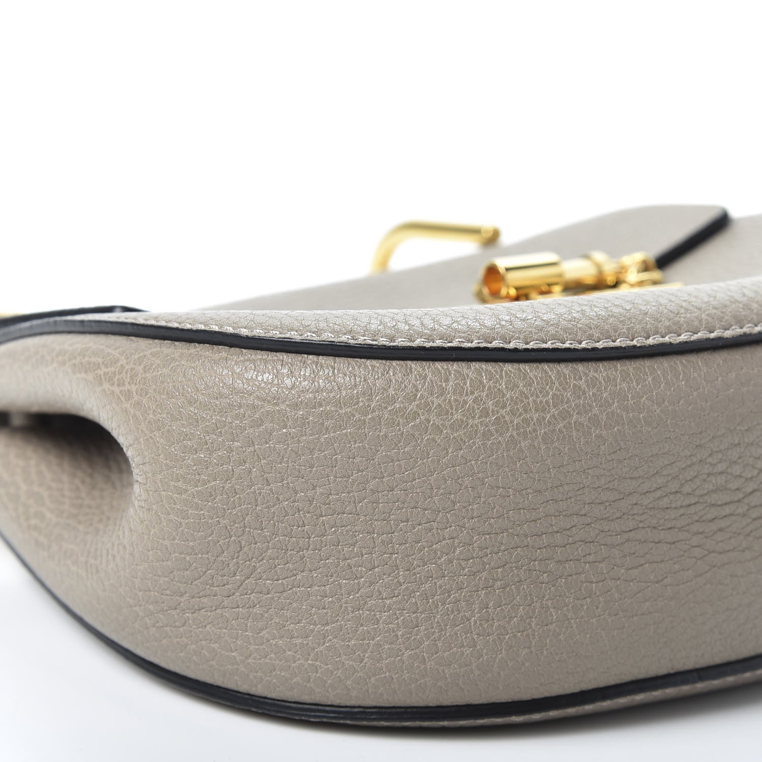 Chloe Grained Lambskin Mini Drew Shoulder Bag Motty Grey 5 of 8