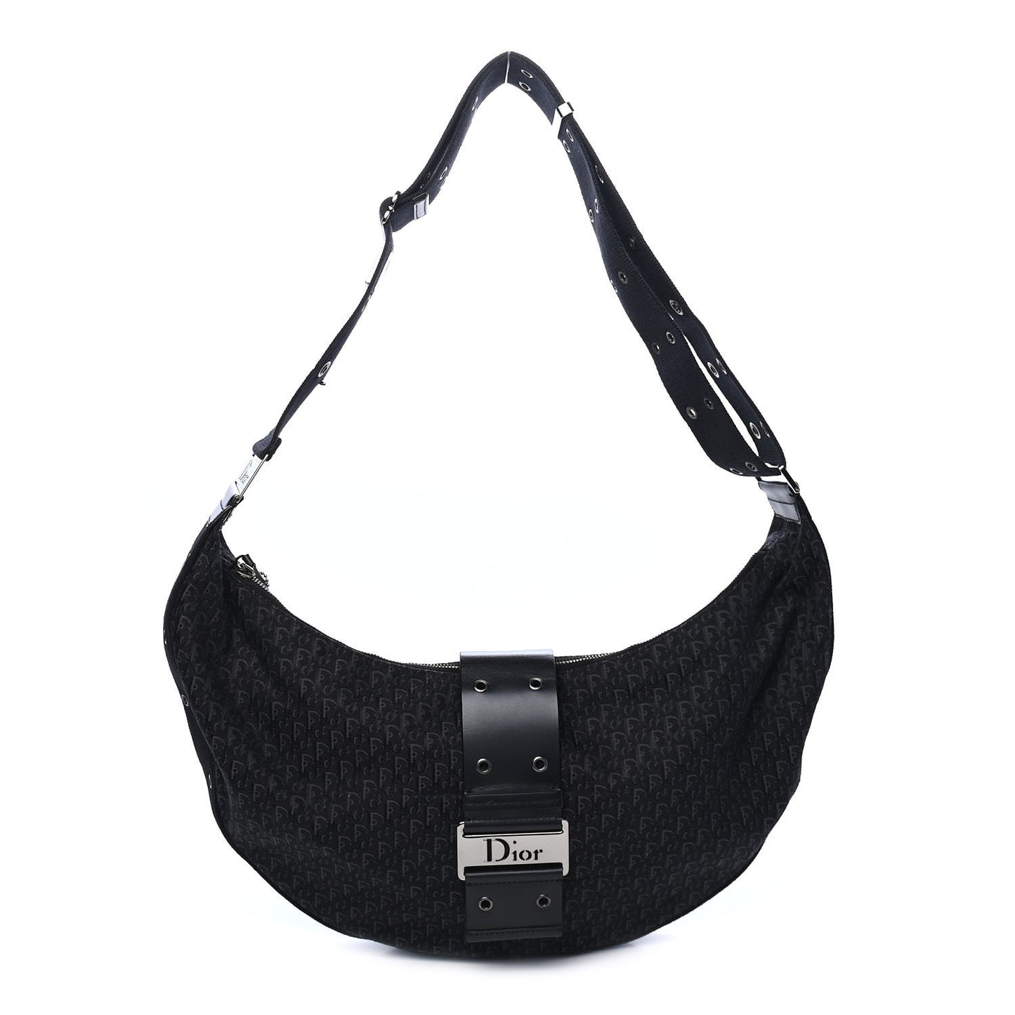 Monogram Street Chic Hobo Black