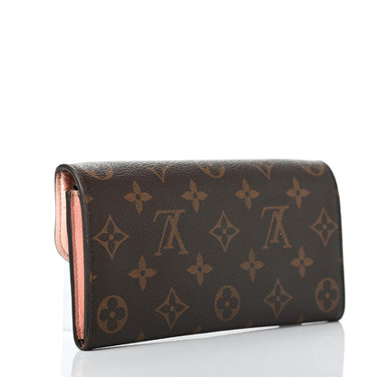 Louis Vuitton Monogram Emilie Wallet Rose Nacre 3 of 12